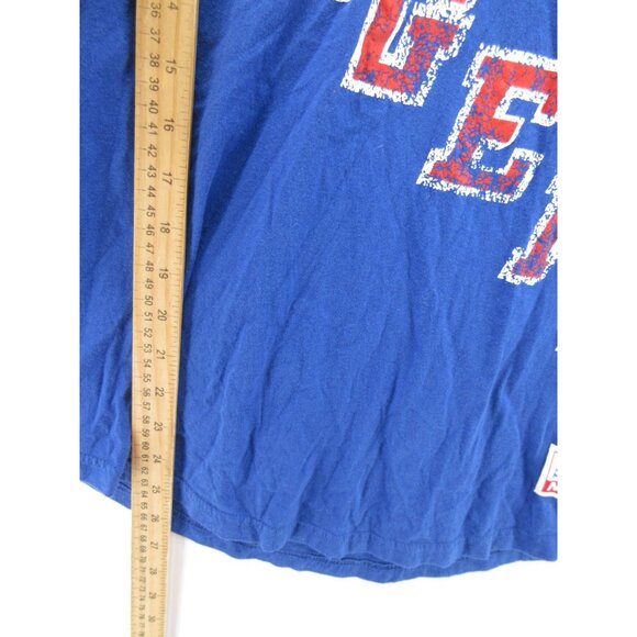 New York Rangers Jersey Shirt Large Red Majestic NHL Hockey Graphic * - Picture 5 of 12